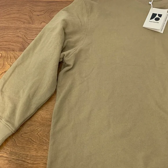 NWT Frank And Oak Sweater Men’s Organic Cotton French Terry Crewneck Size XXL - Picture 6 of 16